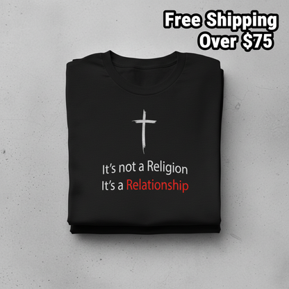 It's a Relationship T-Shirt_stacked_flatlay