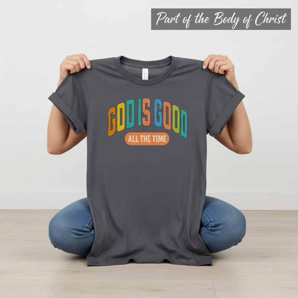 God Is Good All The Time T-Shirt_dangle
