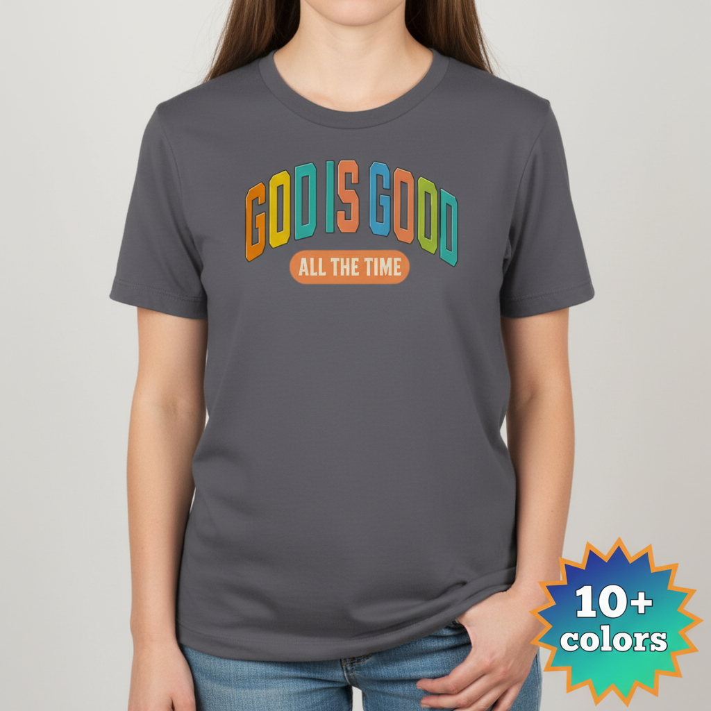 God Is Good All The Time T-Shirt_badge