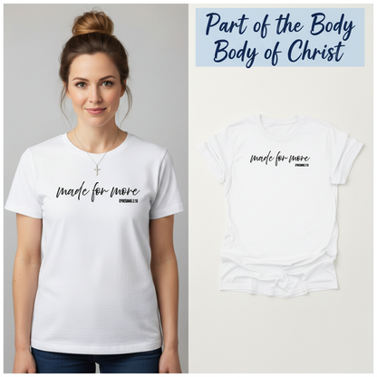 Made For More T-Shirt_model_flat