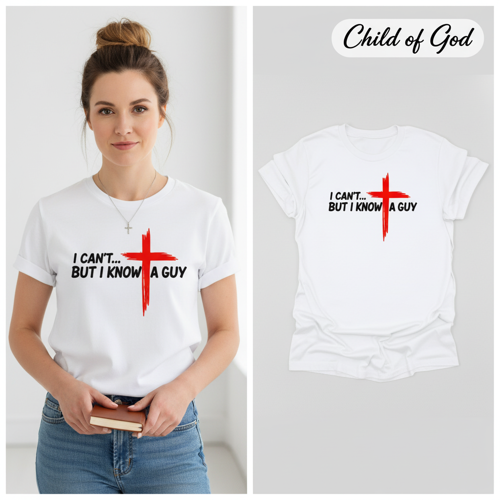 I Know a Guy T-Shirt_model_flat