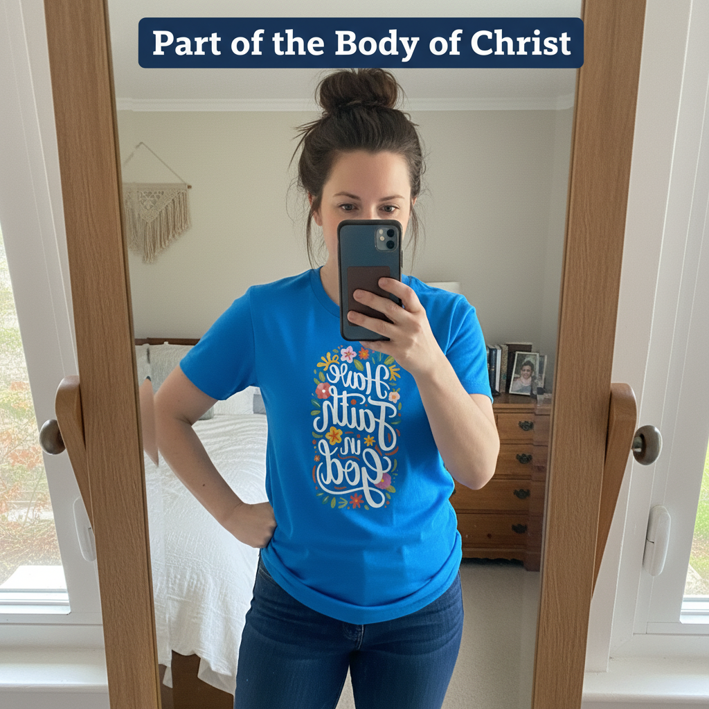 Have Faith in God T-Shirt_mirror_selfie