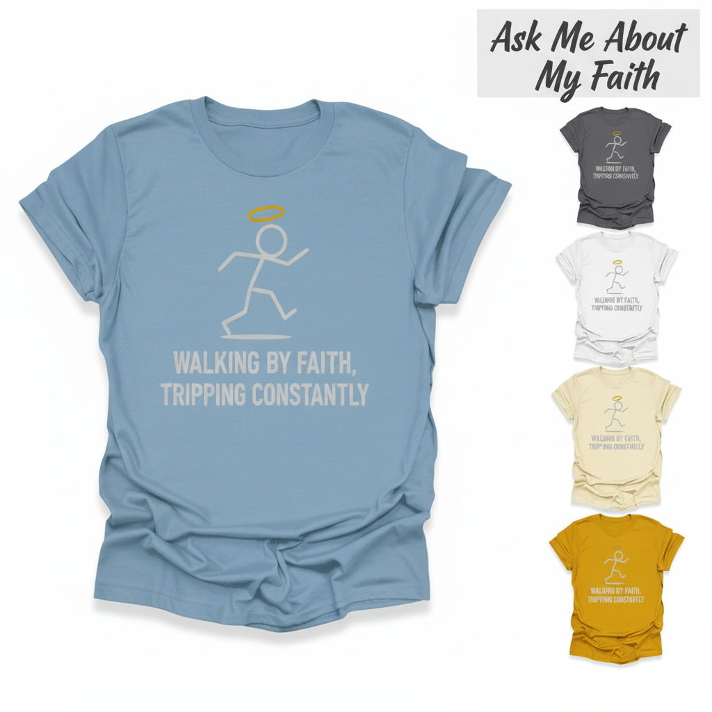 Walking by Faith T-Shirt_color_hero