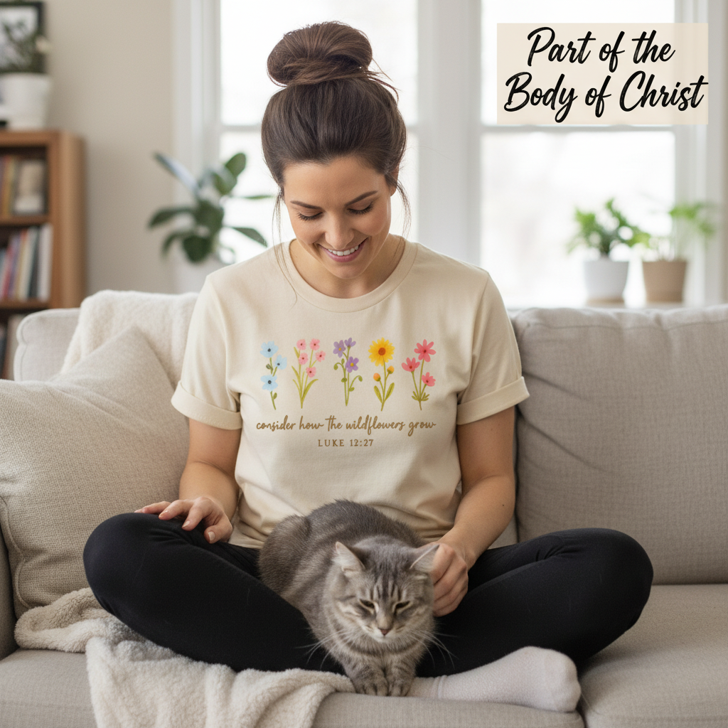 Wildflower Grace T-Shirt_pet_companion