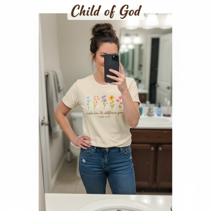Wildflower Grace T-Shirt_mirror_selfie