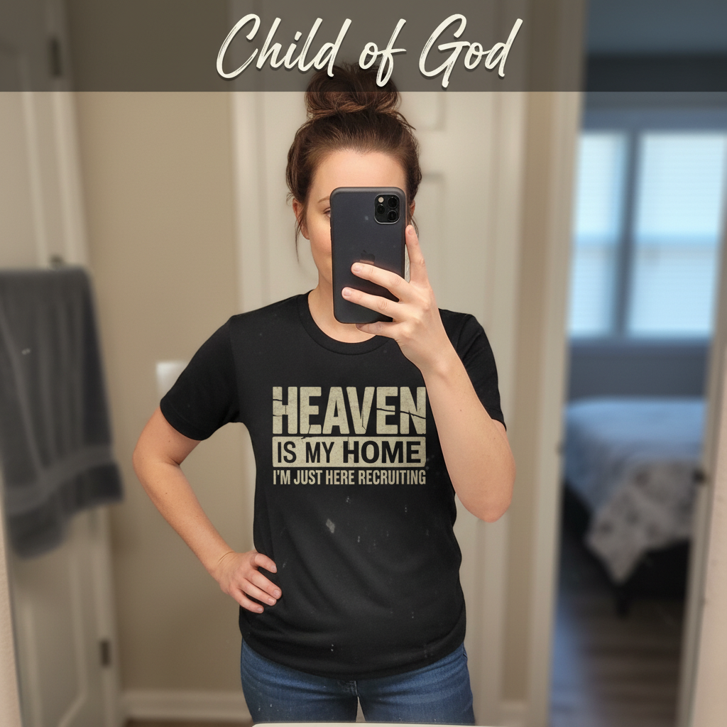 Heaven Is My Home T-Shirt_mirror_selfie