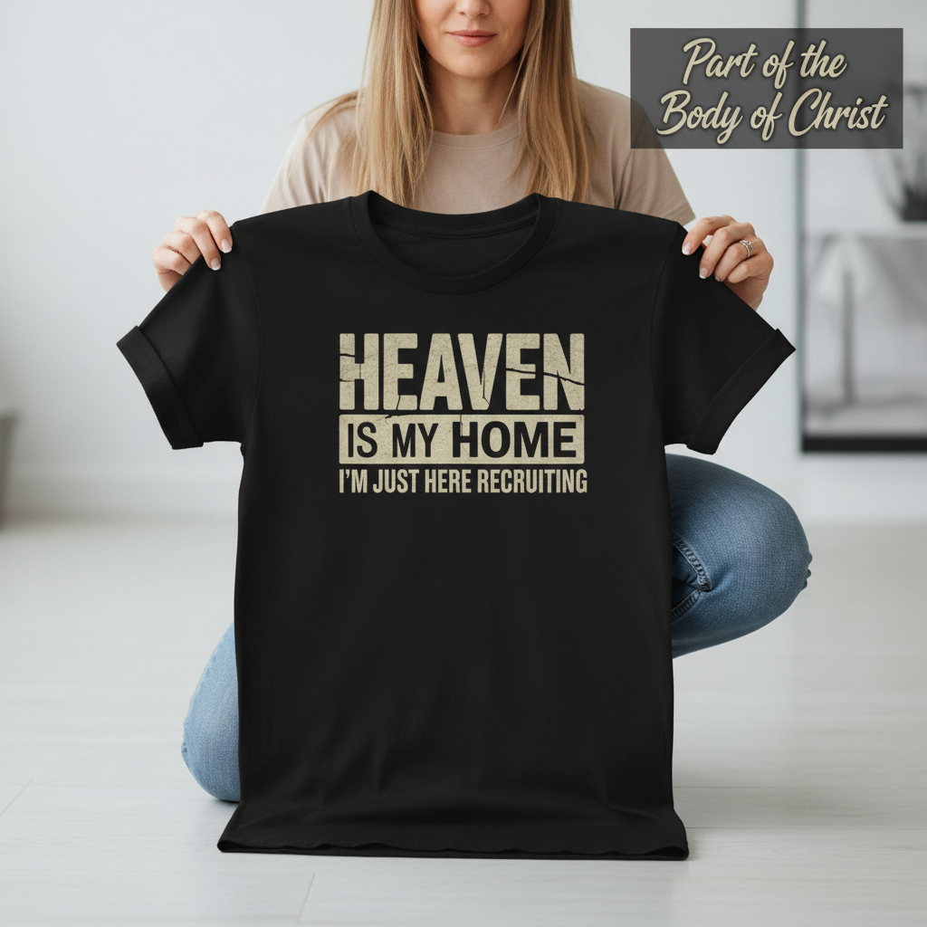 Heaven Is My Home T-Shirt_dangle