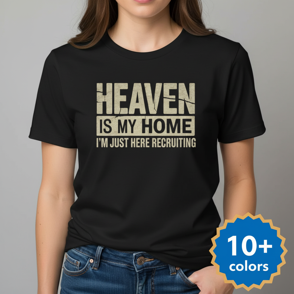 Heaven Is My Home T-Shirt_badge
