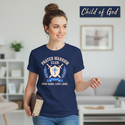 Prayer Warrior Club T-Shirt_prop_inteact