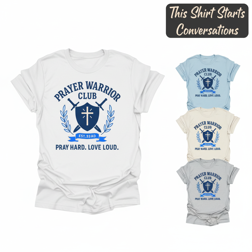 Prayer Warrior Club T-Shirt_color_hero
