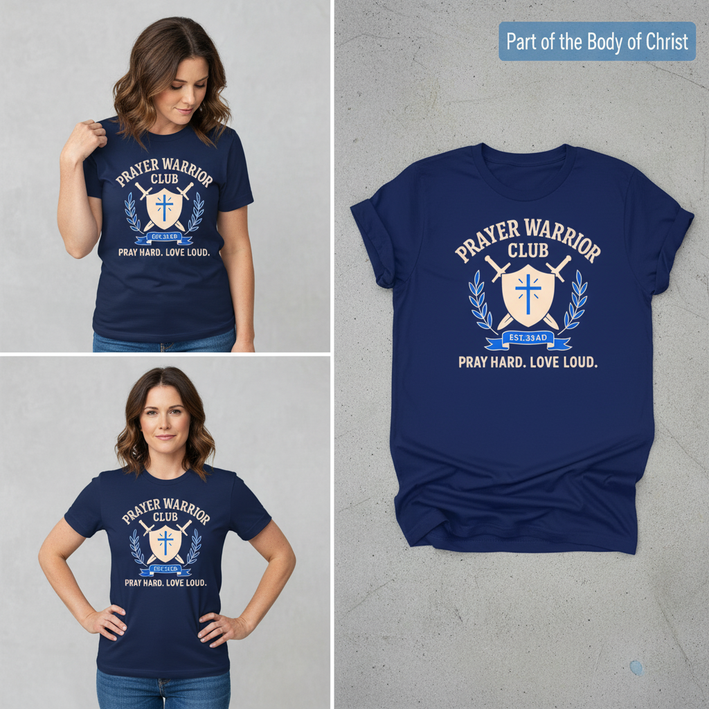Prayer Warrior Club T-Shirt_3_panel