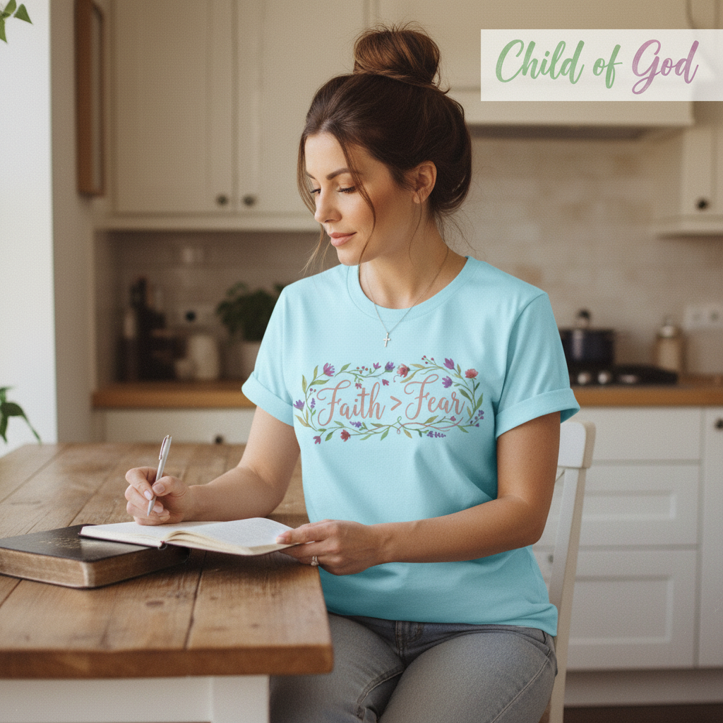 Faith Over Fear T-Shirt__use