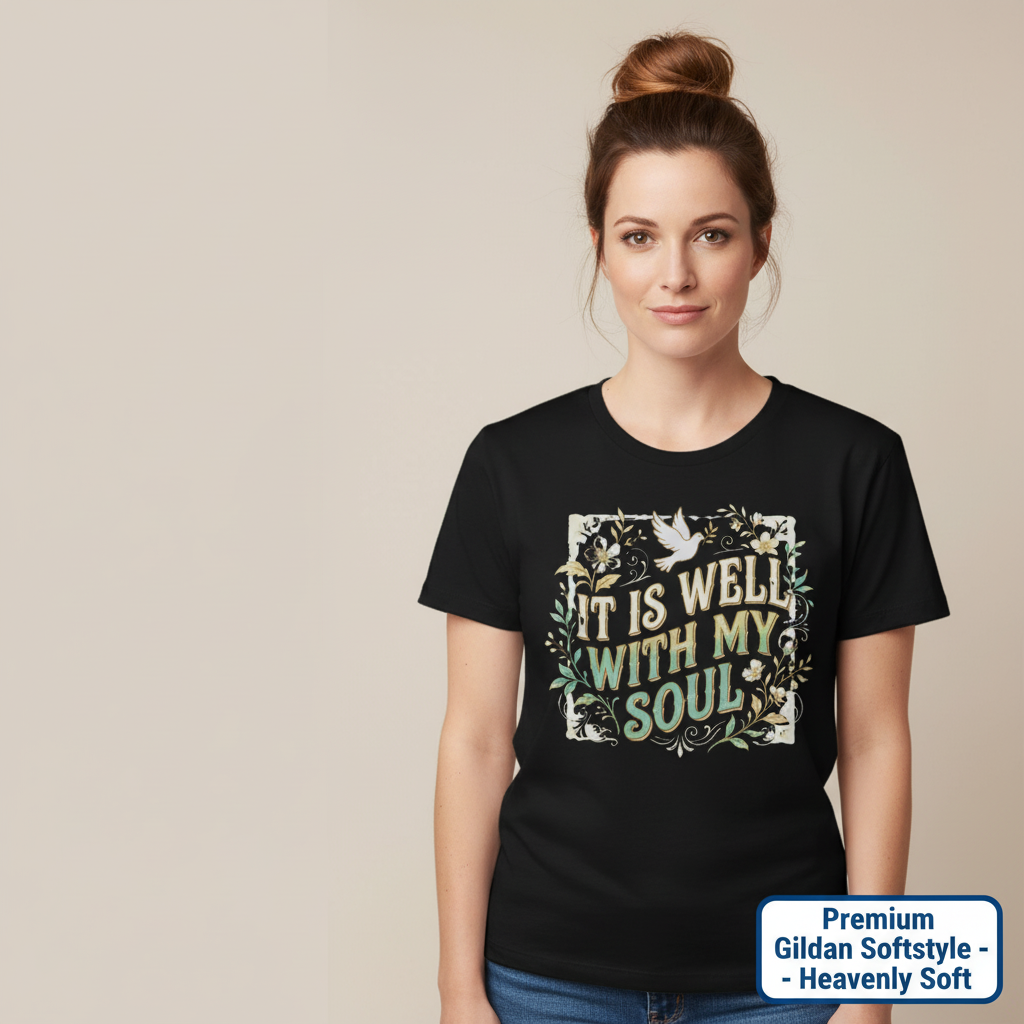 It Is Well With My Soul T-Shirt__space