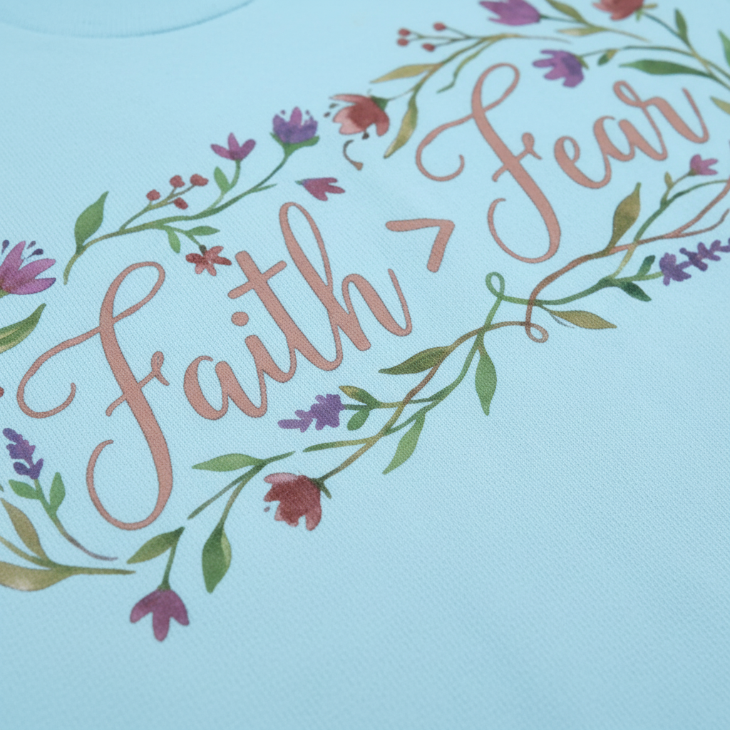 Faith Over Fear T-Shirt__detail