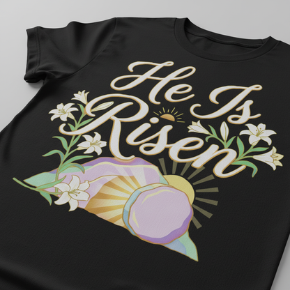 He Is Risen T-Shirt__detail