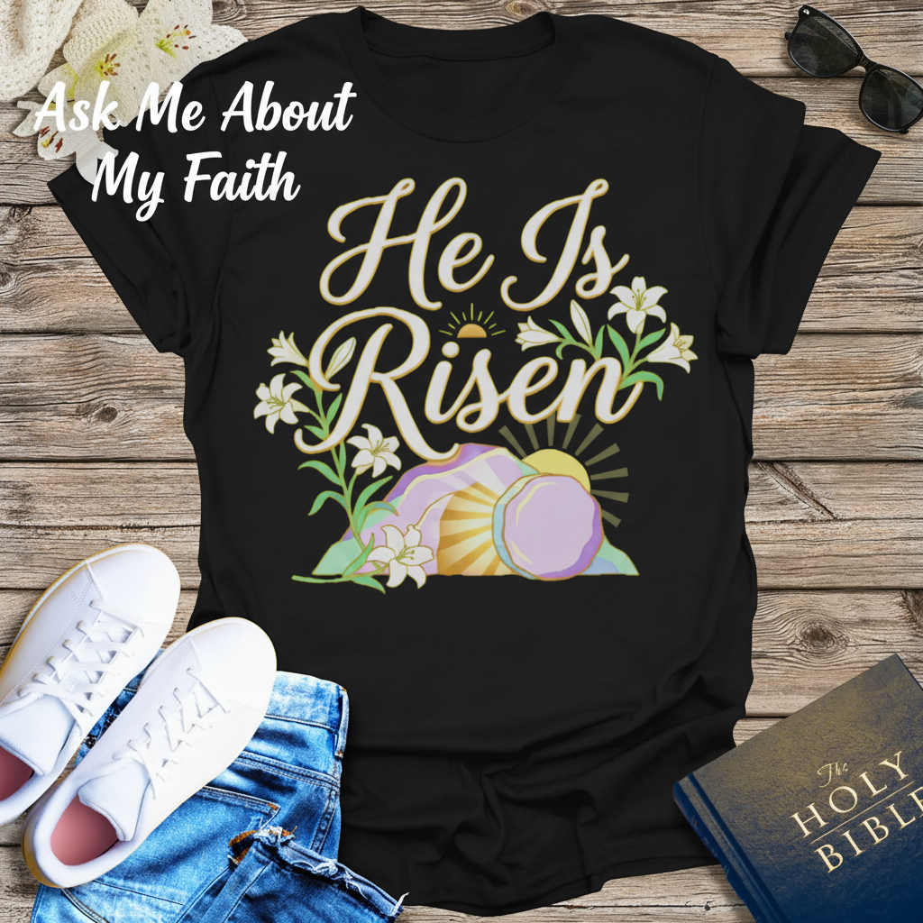He Is Risen T-Shirt__pair
