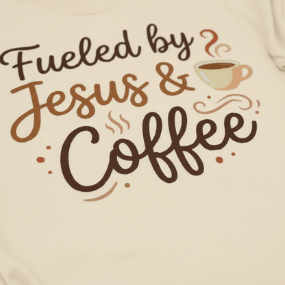 Fueled by Jesus & Coffee T-Shirt__detail
