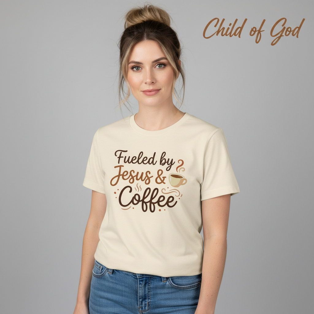 Fueled by Jesus & Coffee T-Shirt__hero