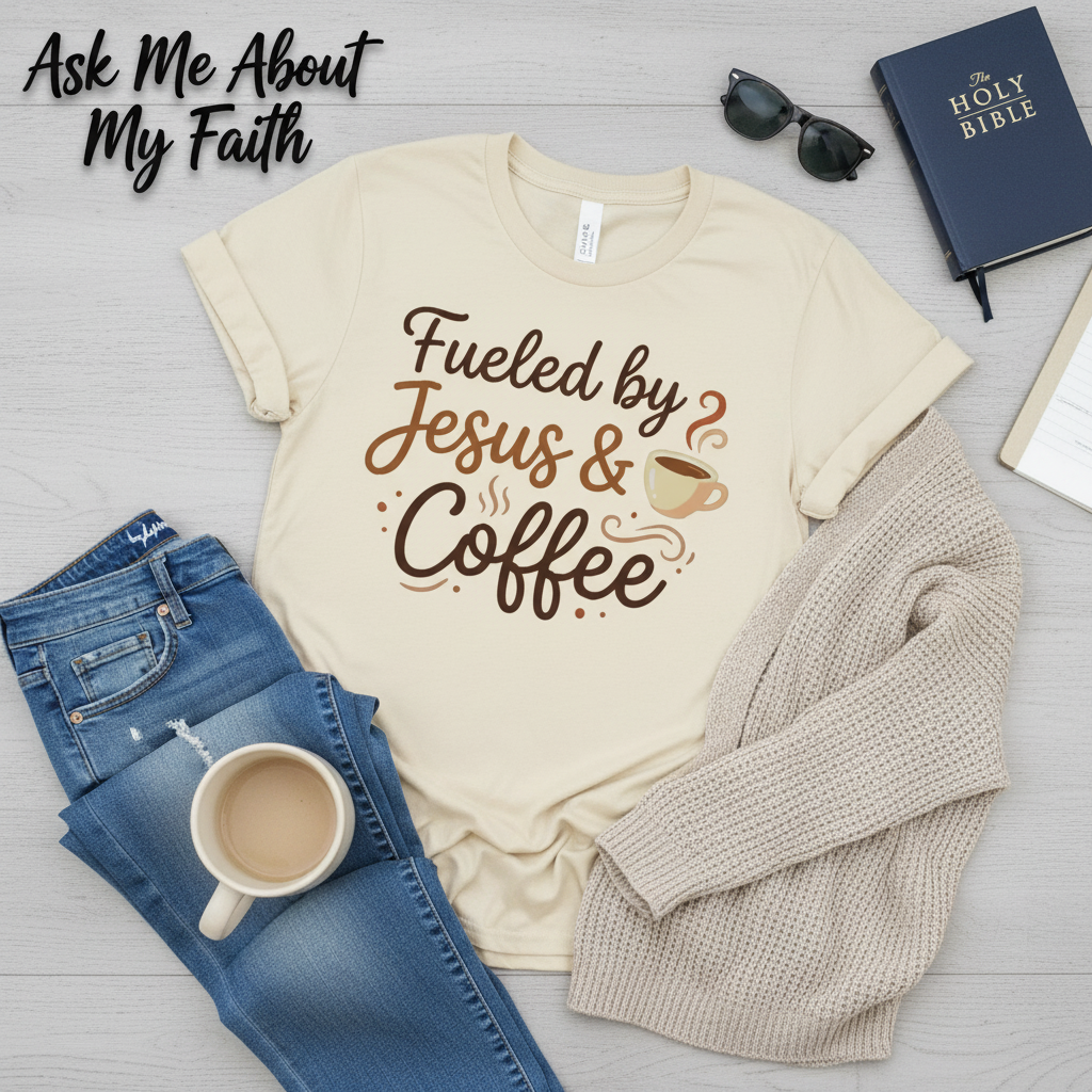 Fueled by Jesus & Coffee T-Shirt__pair