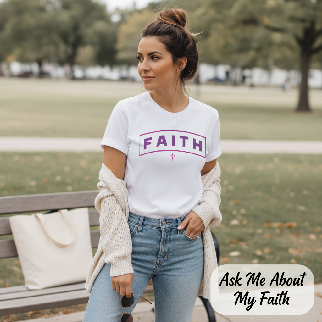 Bold FAITH Arch T-Shirt__pair