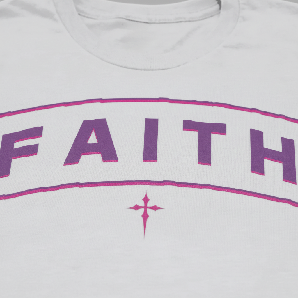 Bold FAITH Arch T-Shirt__detail