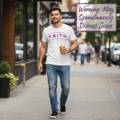 Bold FAITH Arch T-Shirt__use