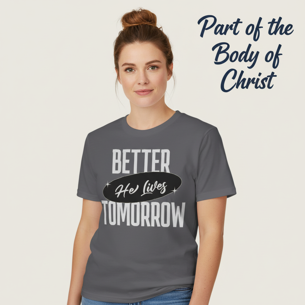 He Lives Better Tomorrow T-Shirt__hero