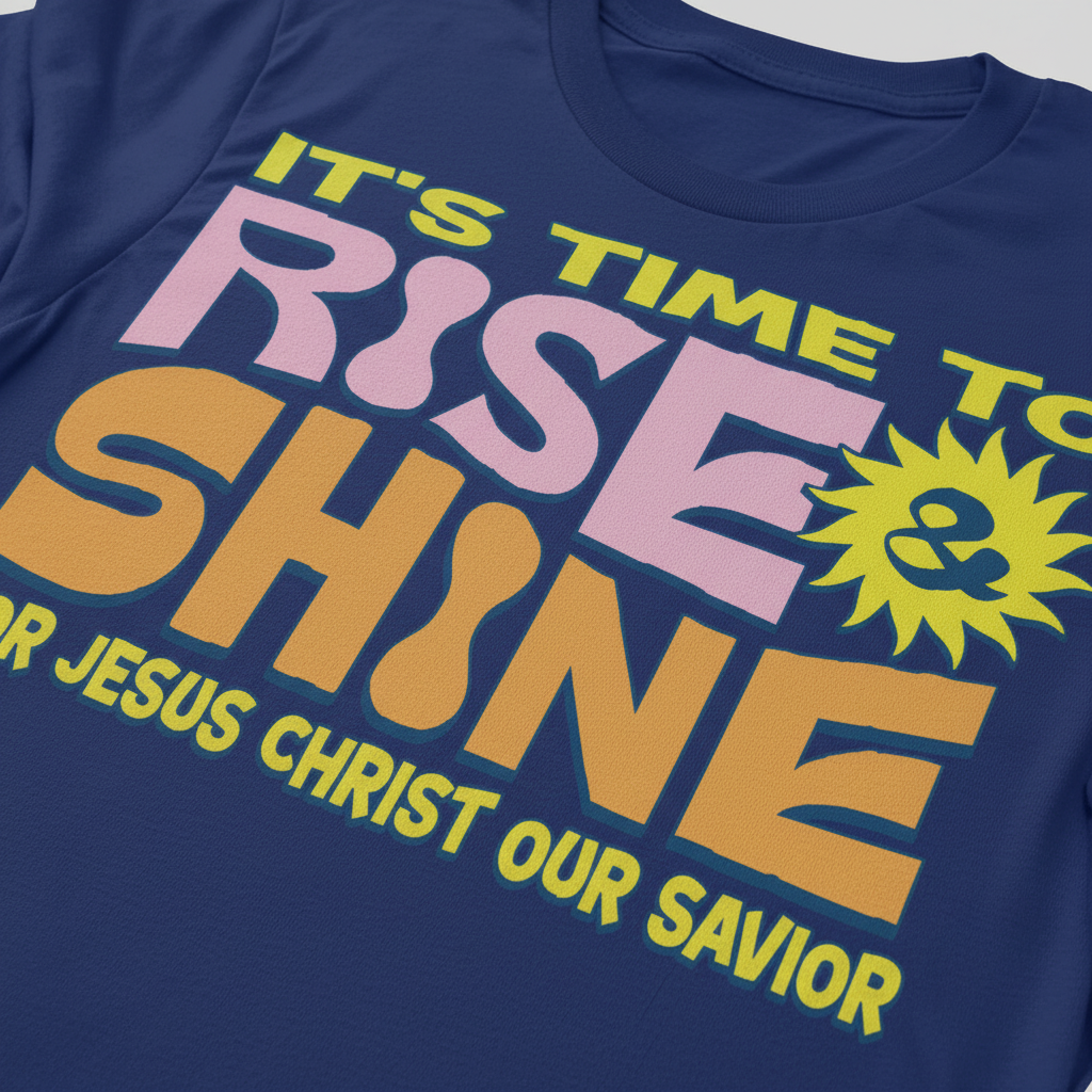 Rise and Shine for Jesus T-Shirt__detail