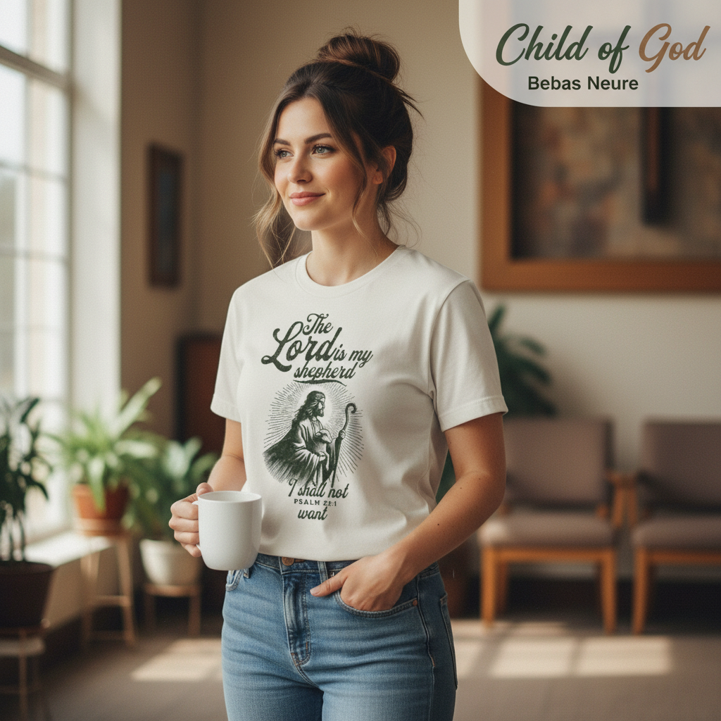 The Lord Is My Shepherd T-Shirt__lifestyle