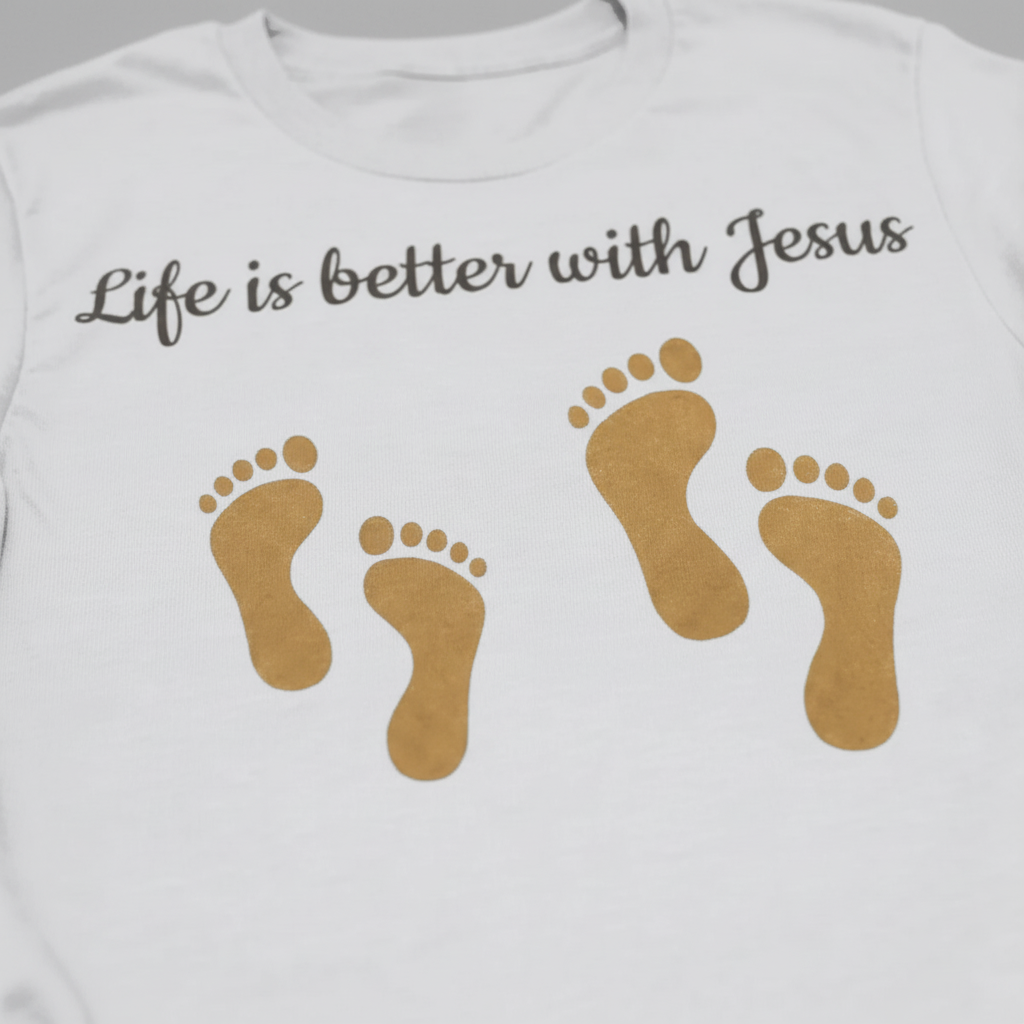 Life Is Better with Jesus T-Shirt__detail