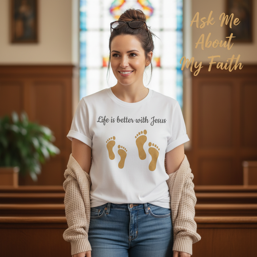 Life Is Better with Jesus T-Shirt__pair