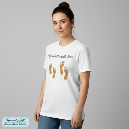 Life Is Better with Jesus T-Shirt__benefit