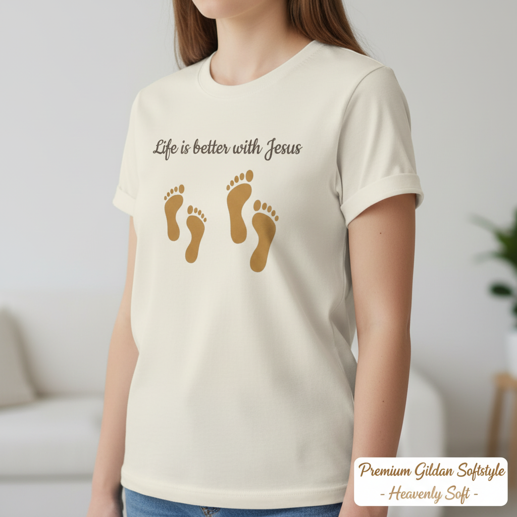 Life Is Better with Jesus T-Shirt__space