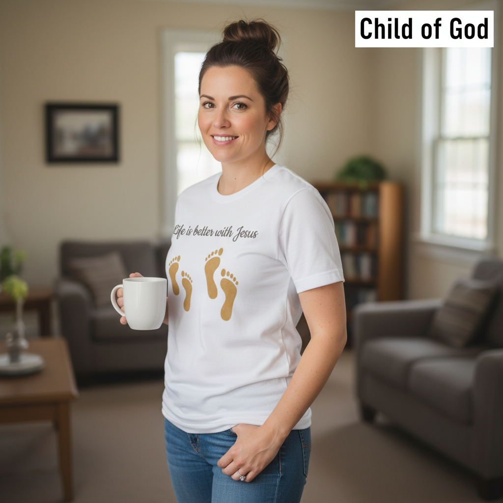 Life Is Better with Jesus T-Shirt__lifestyle