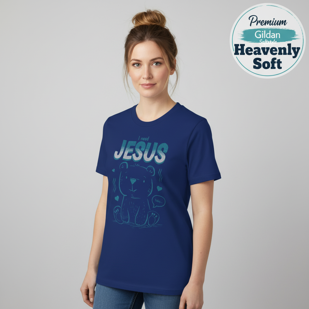 I Need Jesus Bear T-Shirt__benefit