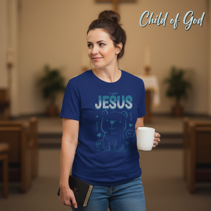 I Need Jesus Bear T-Shirt__lifestyle