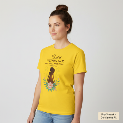 God Is Within Her T-Shirt__space