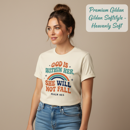 She Will Not Fall T-Shirt__benefit