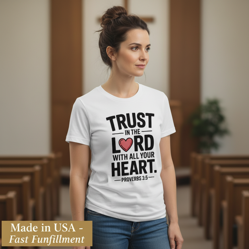 Trust in the Lord Heart T-Shirt__benefit