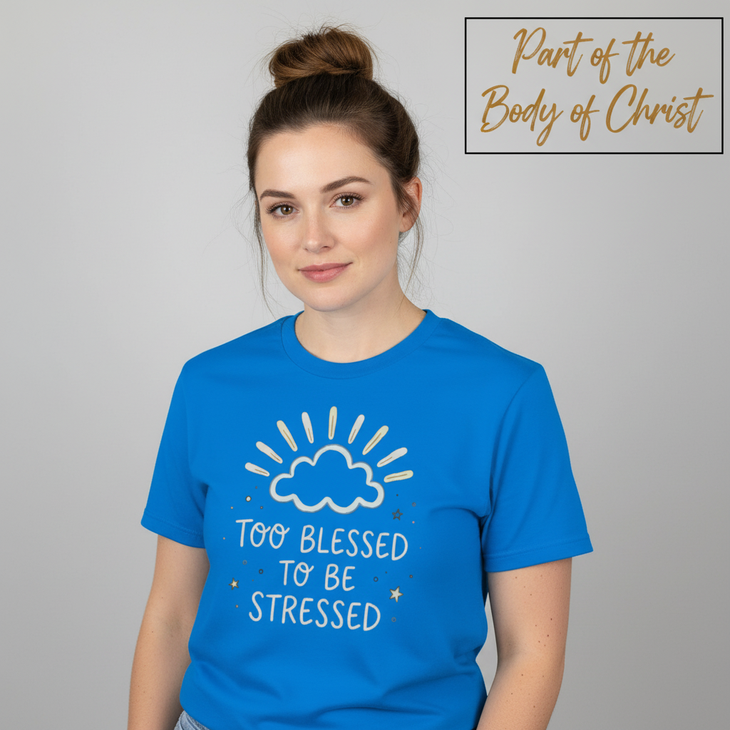 Too Blessed to Be Stressed T-Shirt__hero
