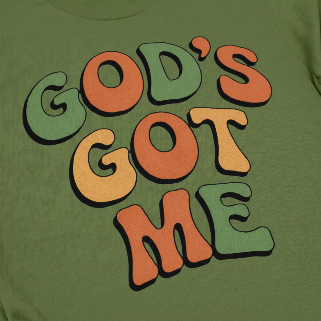 God's Got Me T-Shirt__detail