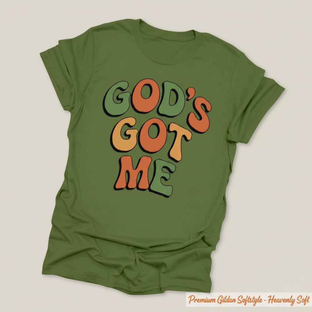 God's Got Me T-Shirt__space