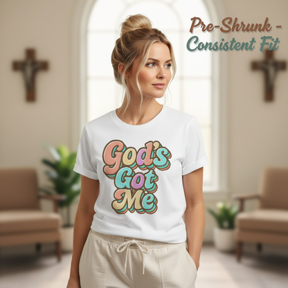 God's Got Me T-Shirt__space