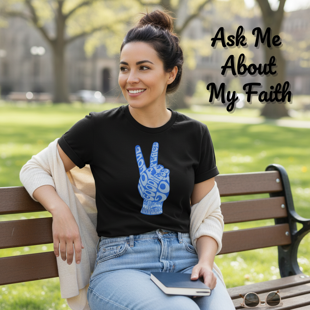 Fruit of the Spirit Peace Hand T-Shirt__pair