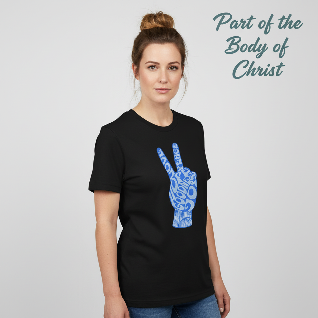 Fruit of the Spirit Peace Hand T-Shirt__hero