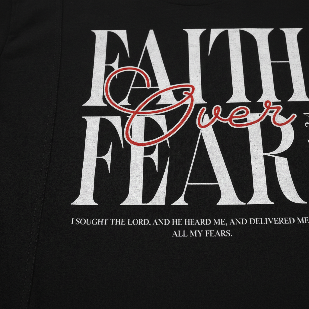 God Is In Control T-Shirt__detail