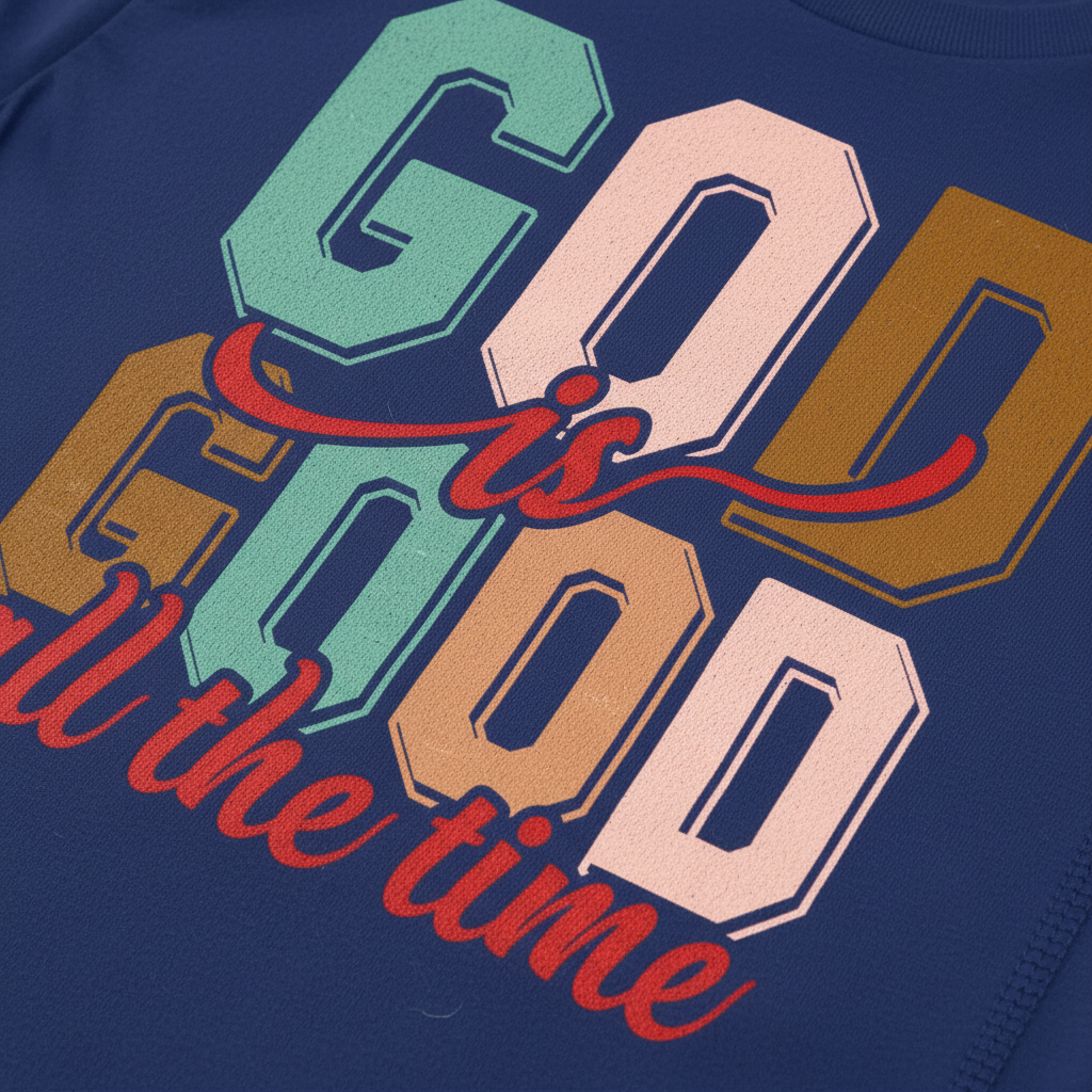 God Is Good All the Time T-Shirt__detail
