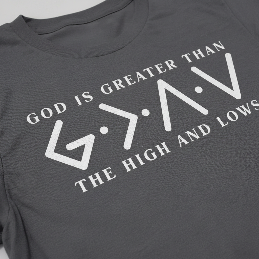 God Is Greater T-Shirt__detail