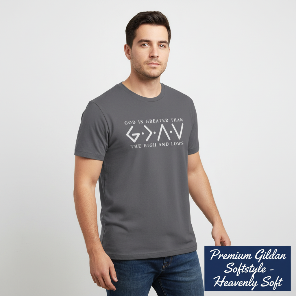 God Is Greater T-Shirt__space