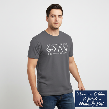 God Is Greater T-Shirt__space
